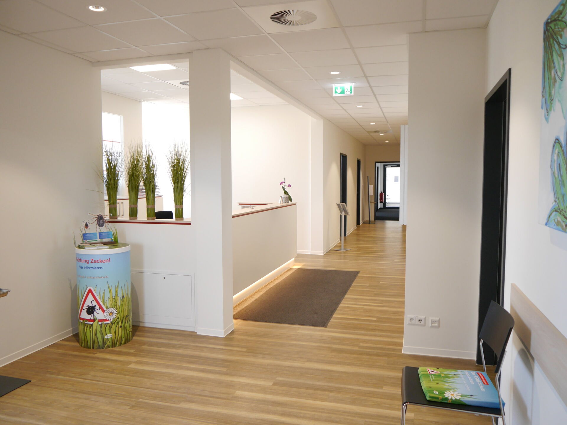 Flur einer Arztpraxis