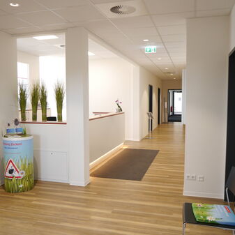 Flur einer Arztpraxis