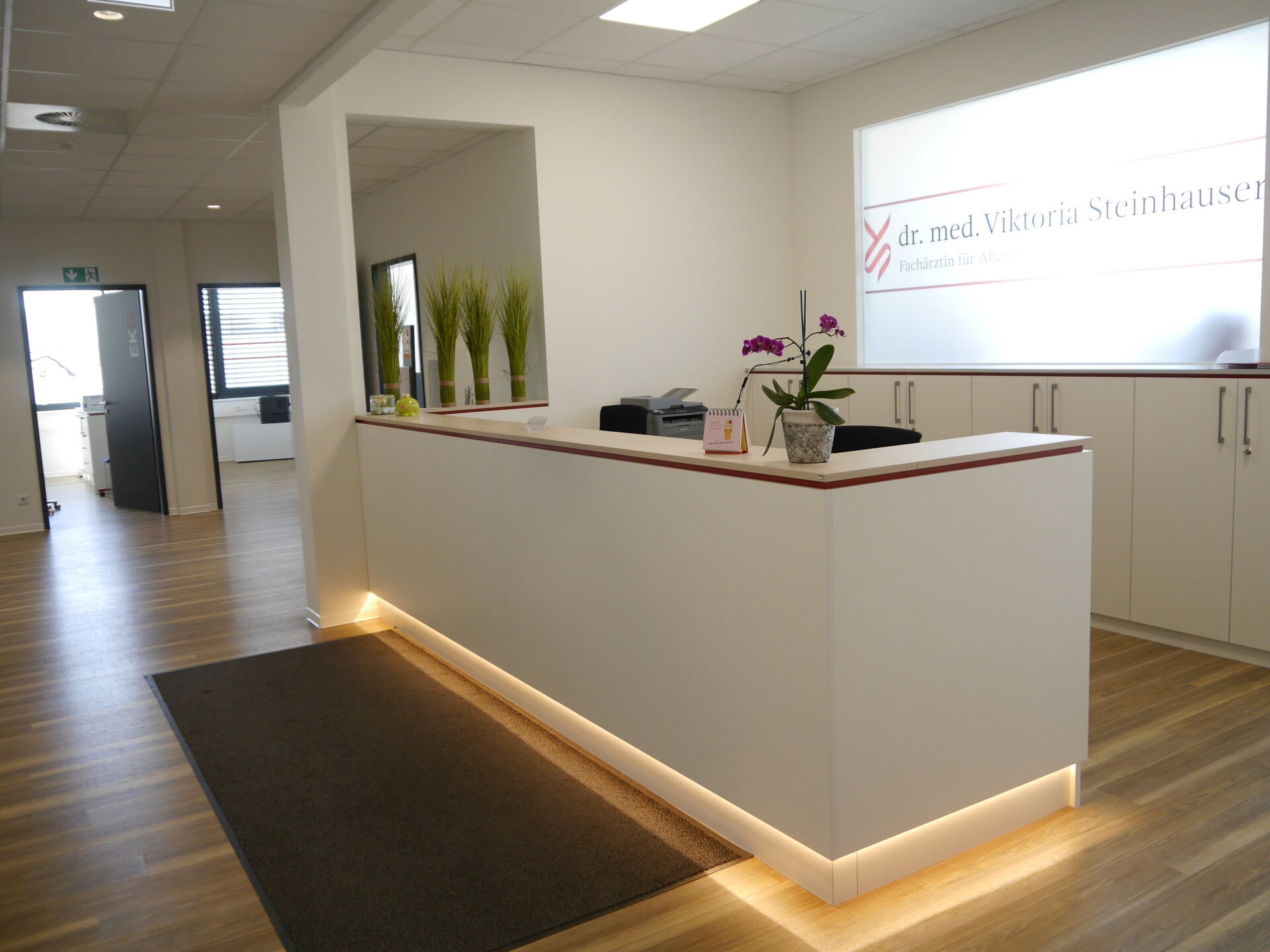 Eingangsbereich einer Arztpraxis